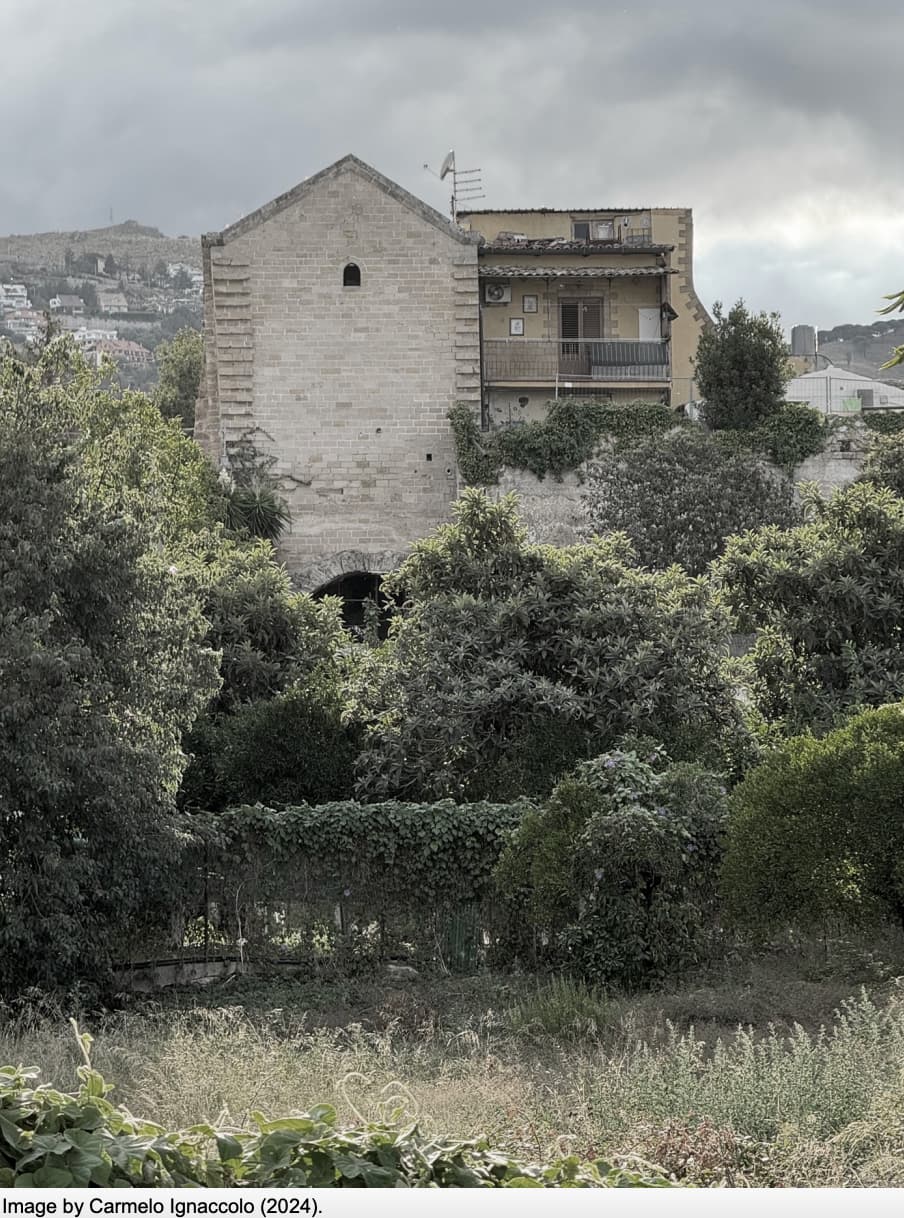 Modern Palermo over historical gardens