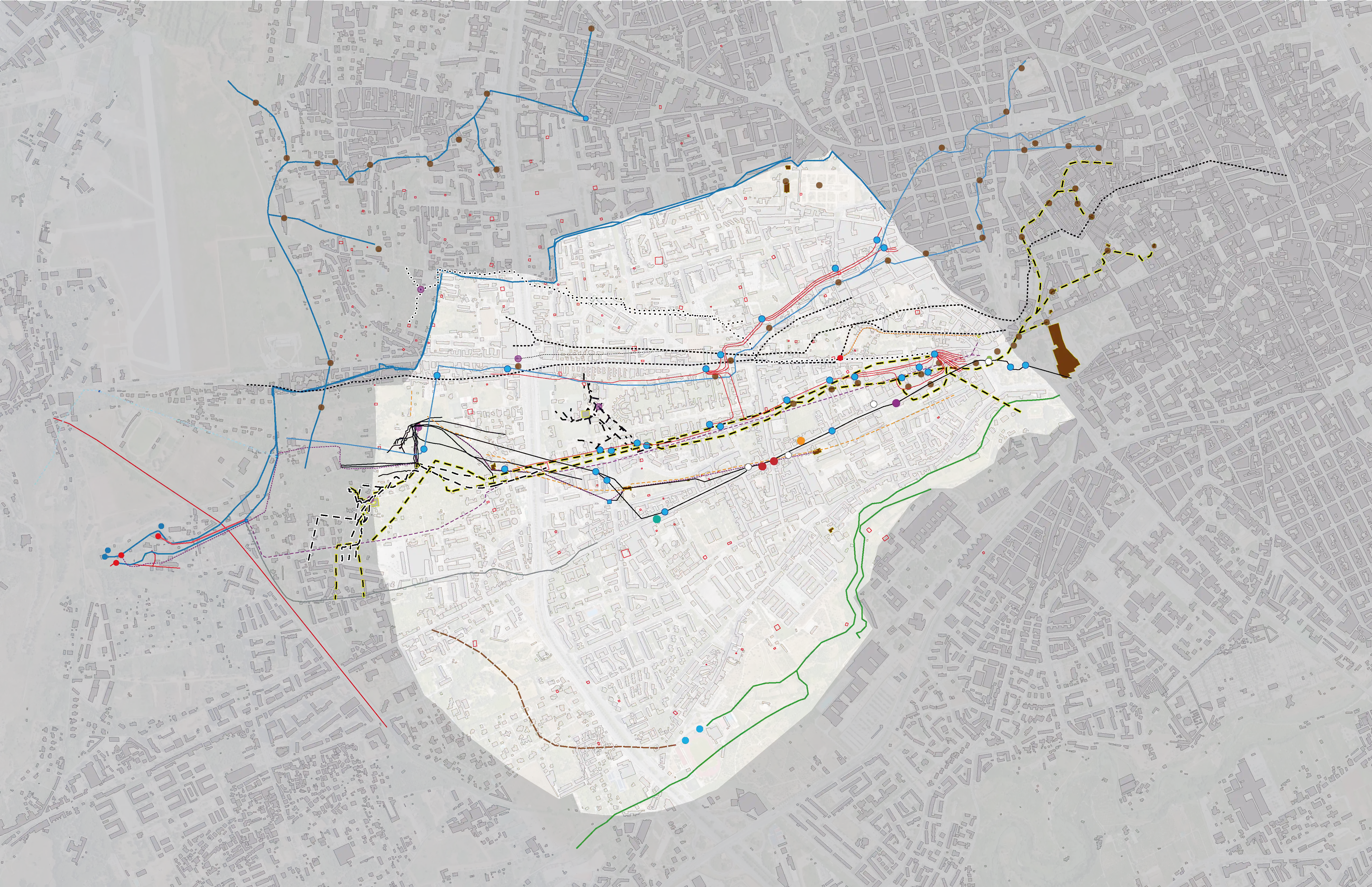 Map of the Genoard, Palermo